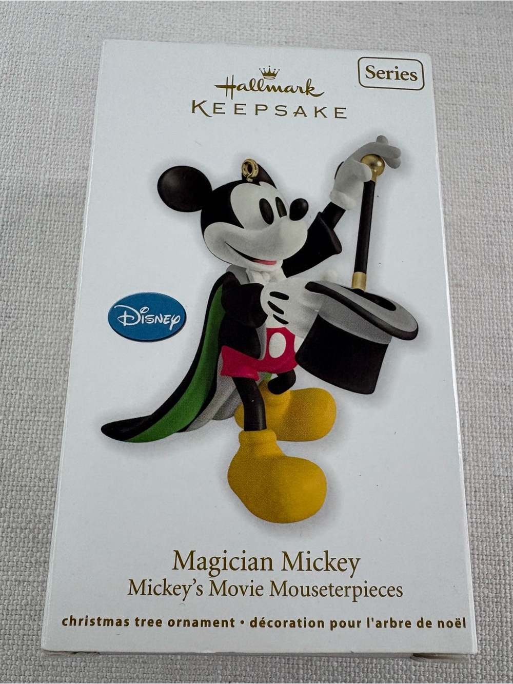 Hallmark Keepsake Magician Mickey Christmas Ornament - 2012 First In Series. NWT